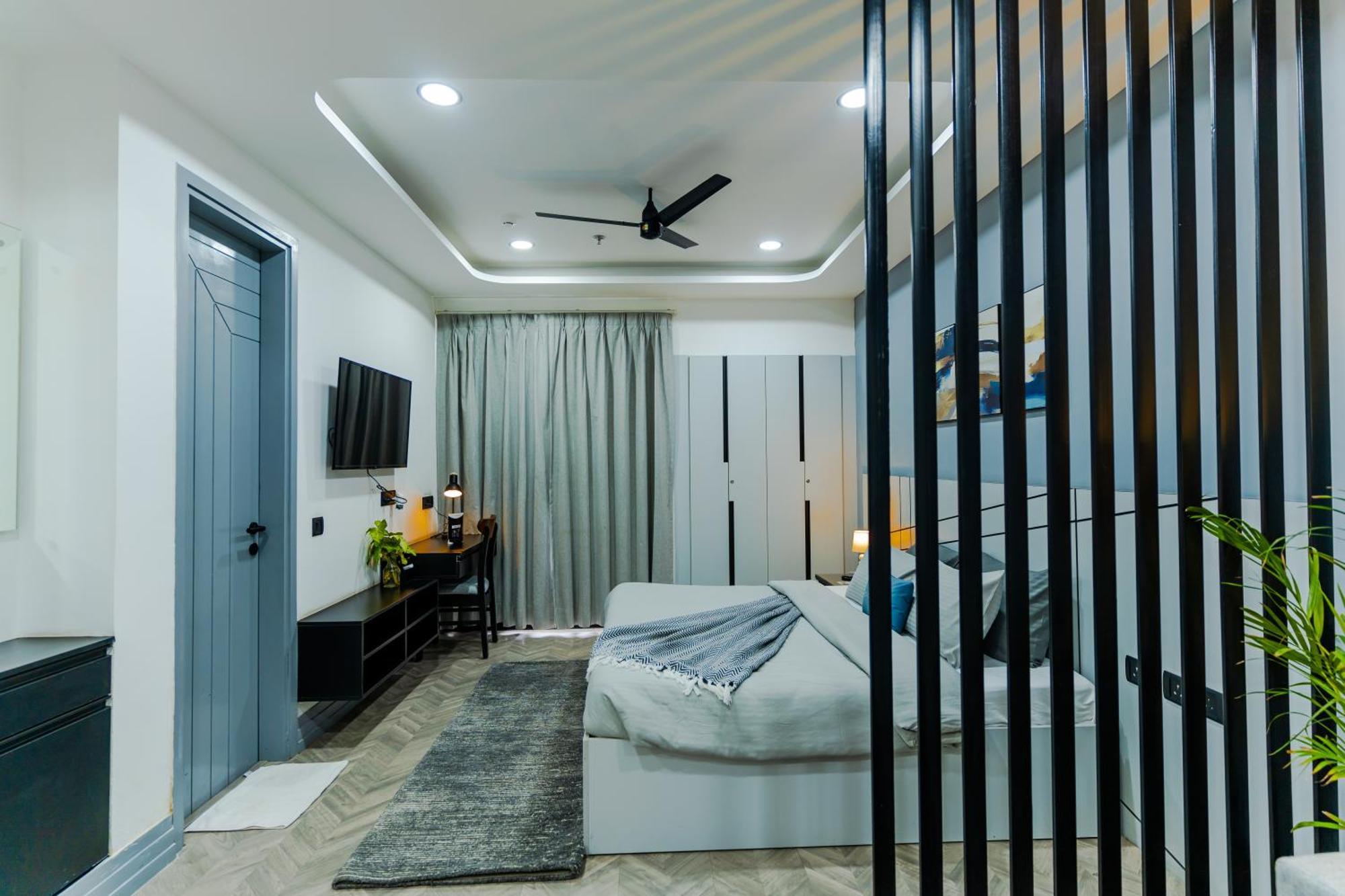Bedchambers Luxury Apartment Near Golf Course Road Gurgaon Exterior foto