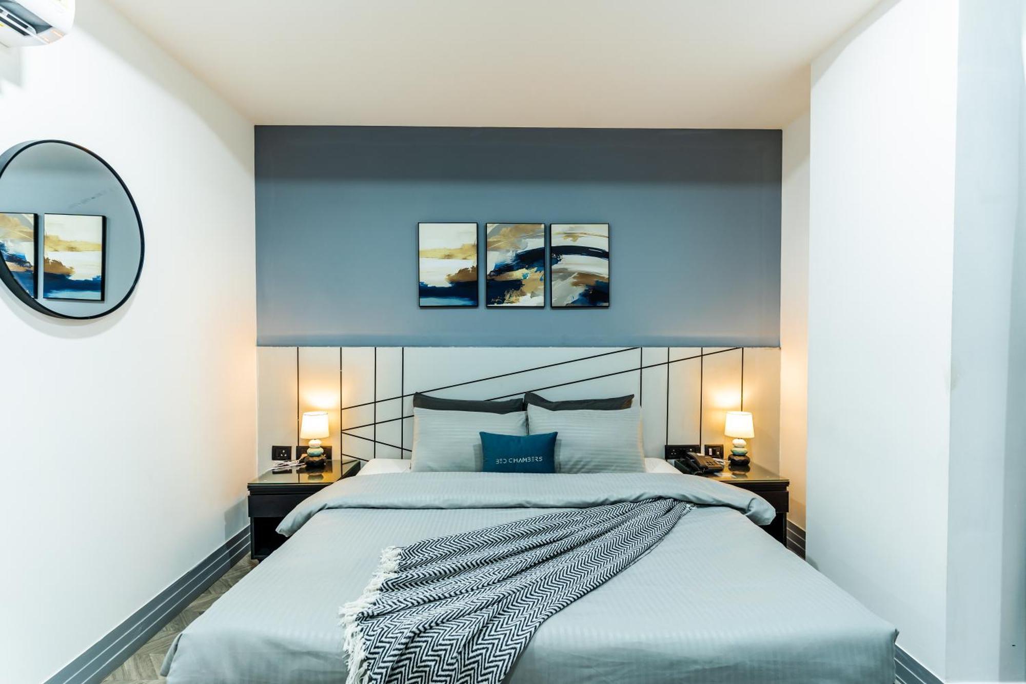 Bedchambers Luxury Apartment Near Golf Course Road Gurgaon Exterior foto