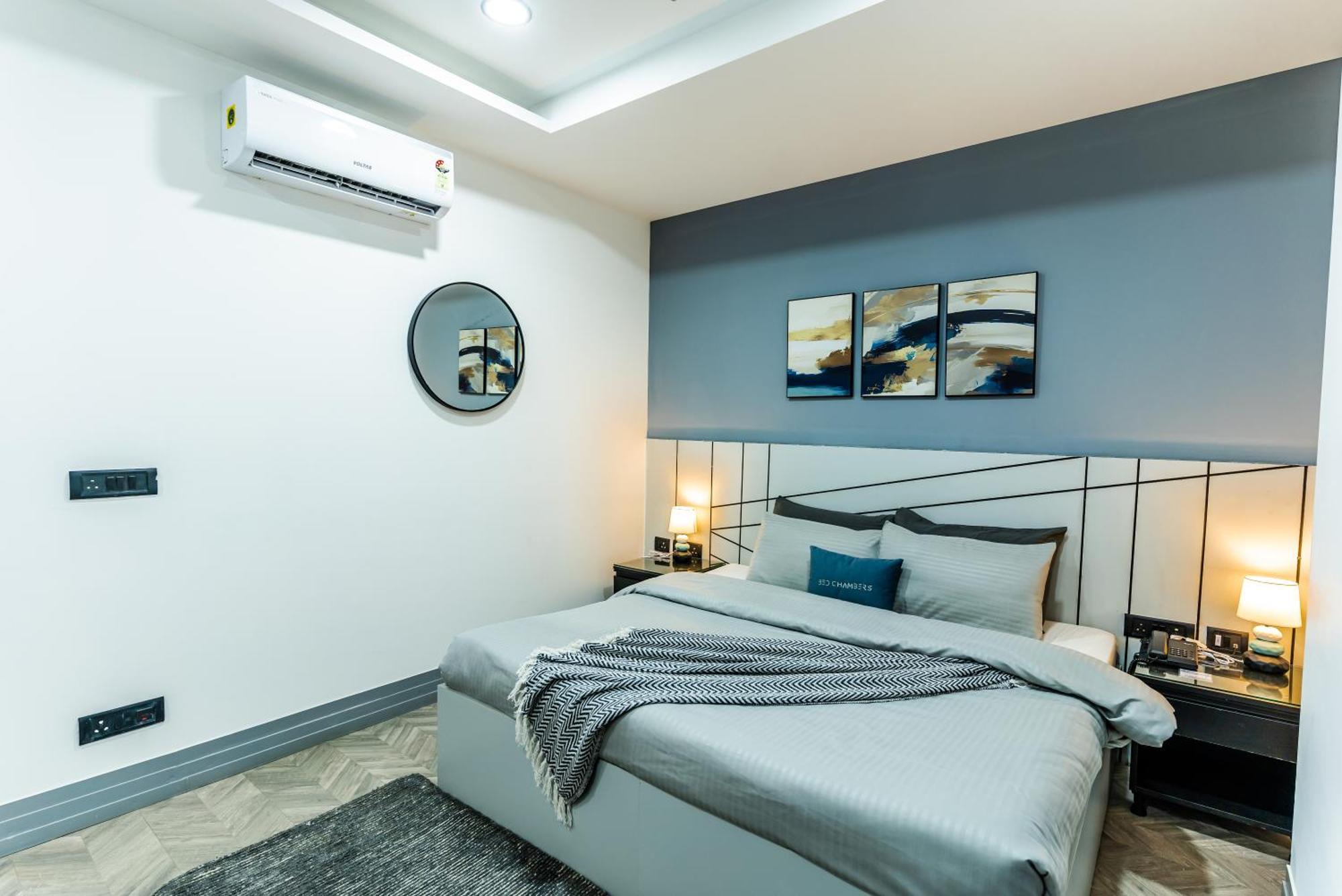 Bedchambers Luxury Apartment Near Golf Course Road Gurgaon Exterior foto